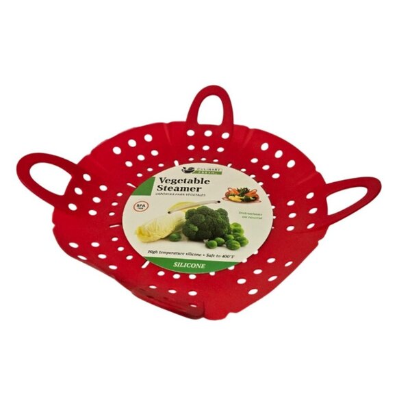 Culinary Fresh 450 F High Temperature Silicone BPA Free Vegetable Steamer - NWT - Picture 4 of 5